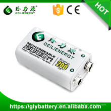 La batería recargable de 9V 200mAh 23F6-220 para medir el metro hace en China